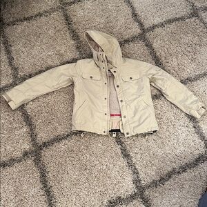 Burton Snow Jacket Tan Brown size Small